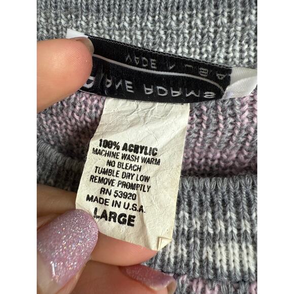 Vintage 90s Roses Sweater, Large - Picture 5 of 6